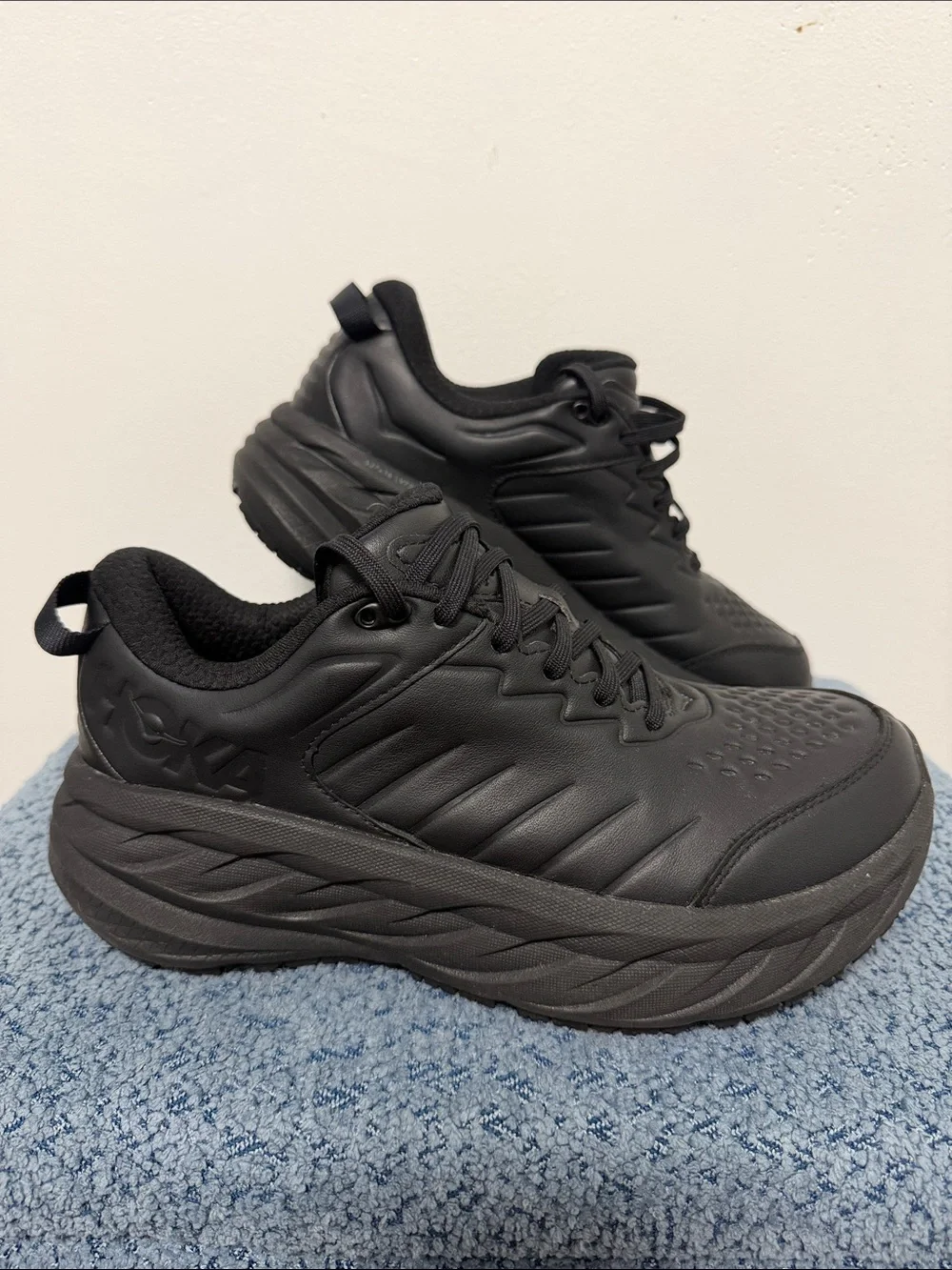 Hoka Bondi Women's Black Max-Cushion Athletic Shoe